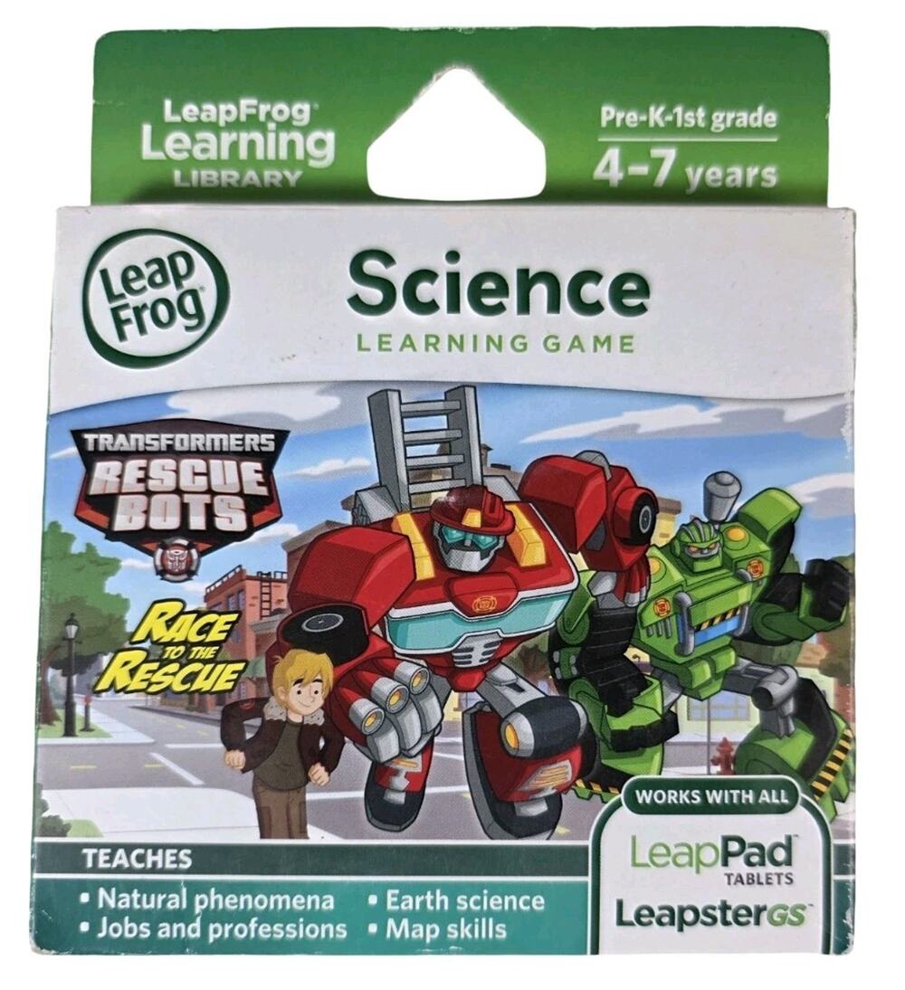 Leapfrog Explorer Transformers Rescue Bots Race to the Rescue New In Box